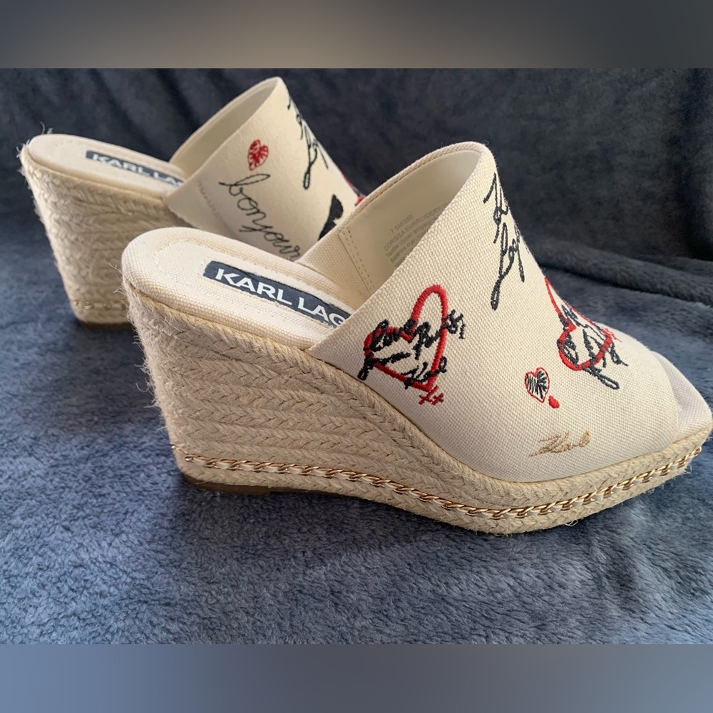 Karl Lagerfeld Espadrilles-EUC